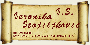 Veronika Stojiljković vizit kartica
